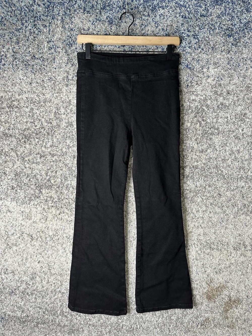 Frame Jeans Womens 1 Black Dark Wash Mid Rise Slim Bootcut Stretch Denim Pants